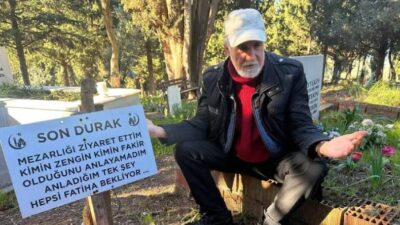 Bursa’da eski futbolcu hayattayken mezarını yaptırdı: Her gün gidip üzerine yatıyor