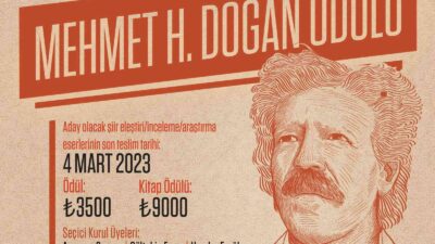 Mehmet H. Doğan Ödülü’ne başvurular başladı