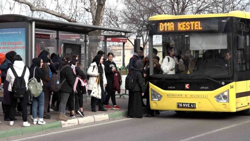 Bursa’da bu ilçede öğrencilere ulaşım ücretsiz Kestel Belediyesi, lisede eğitim gören 3 bin 443 öğrencinin ulaşım