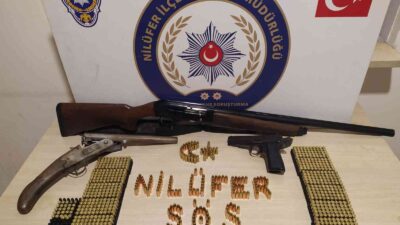 Vincin üzerinden silahla 15 el ateş açmıştı, evinde çok sayıda silah çıktı