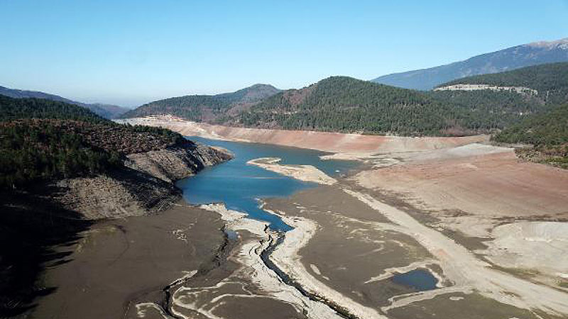 Doğancı Barajı’nda alarm çanları! 40 yılın en düşük seviyesi