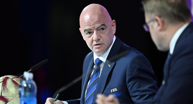 Infantino’dan taziye mesajı Infantino’dan taziye mesajı