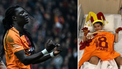 Gomis’ten minik Ege’ye: Aslan Ege yeğenim oldu