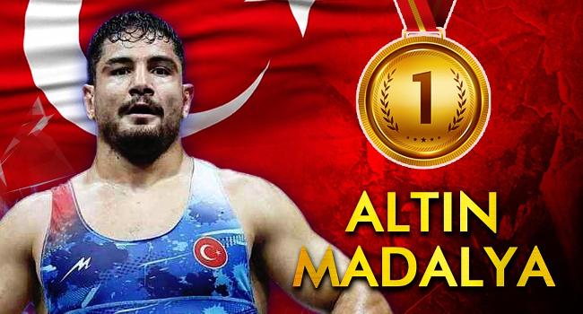 Taha Akgül’den altın madalya