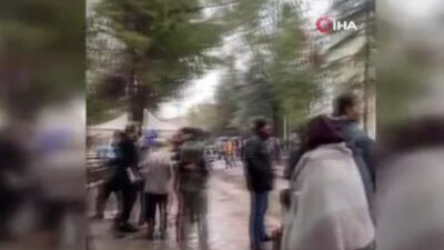 Hastanede tedavi görenler ikinci depremden böyle kaçtılar