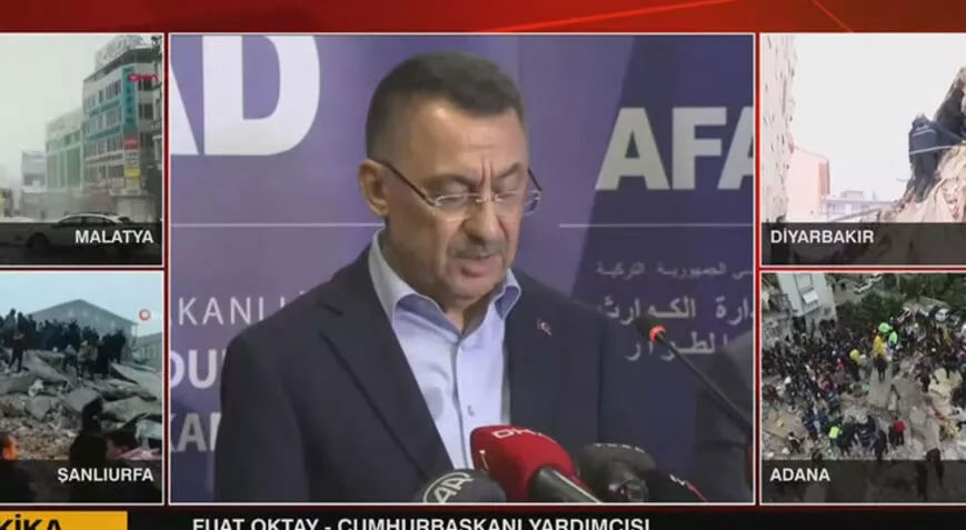 Cumhurbaşkanı Yardımcısı Oktay’dan depremle ilgili açıklama