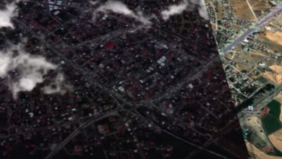 Japon bilim adamı fay hattının uydu görüntülerini paylaştı