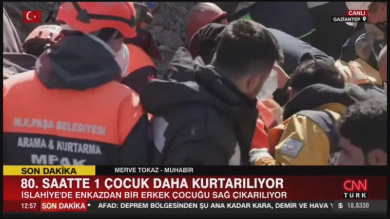 Türkiye yasa boğan yüz yılın felaketinde tam 80 saat sonra