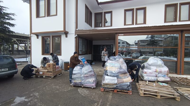 Bursa'nın Harmancık ilçesinde, Kahramanmaraş merkezli yaşanan ve 10 ili etkileyen