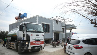 Osmangazi’den Hatay’ın kırsal mahallelerine temiz su desteği