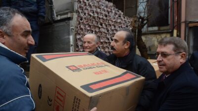 Bursa’dan depremzedelere 600 adet soba yardımı