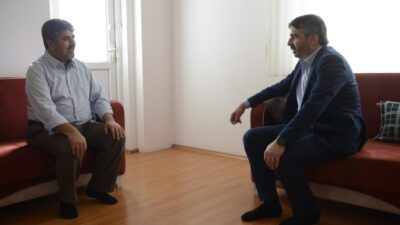 Başkan Yılmaz’dan depremzedelere ziyaret