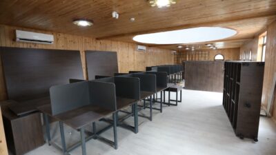 İnegöl’ün 4. Nöbetçi Kitaphanesi kullanıma hazırlanıyor