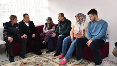 Başkan Kanar’dan Kara ailesine taziye ziyareti