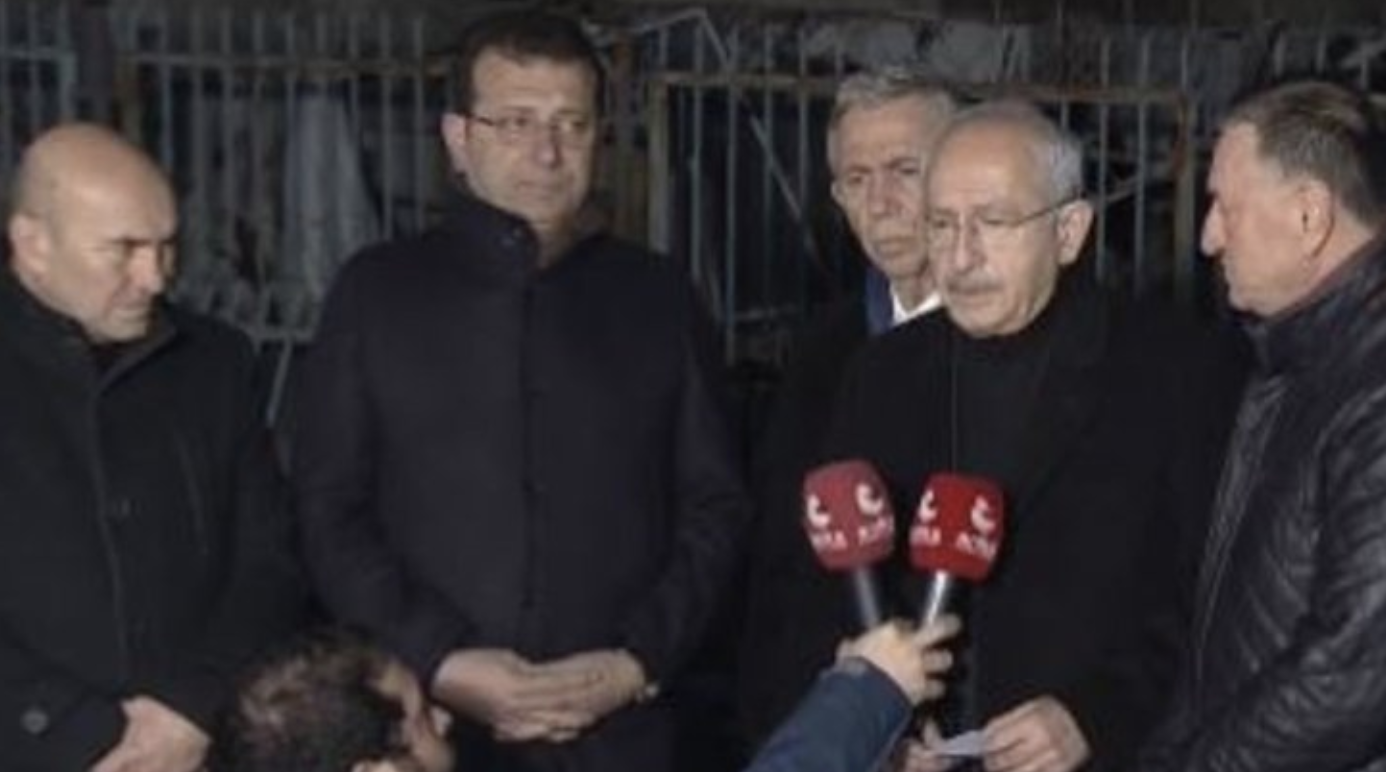 Kılıçdaroğlu Hatay’da; ‘Hepimiz üzgünüz’