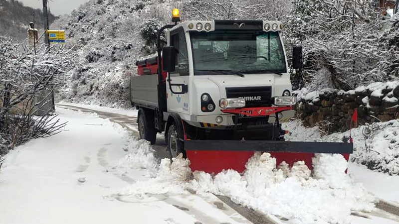 İlk kar tanesiyle birlikte Osmangazi ekipleri harekete geçti