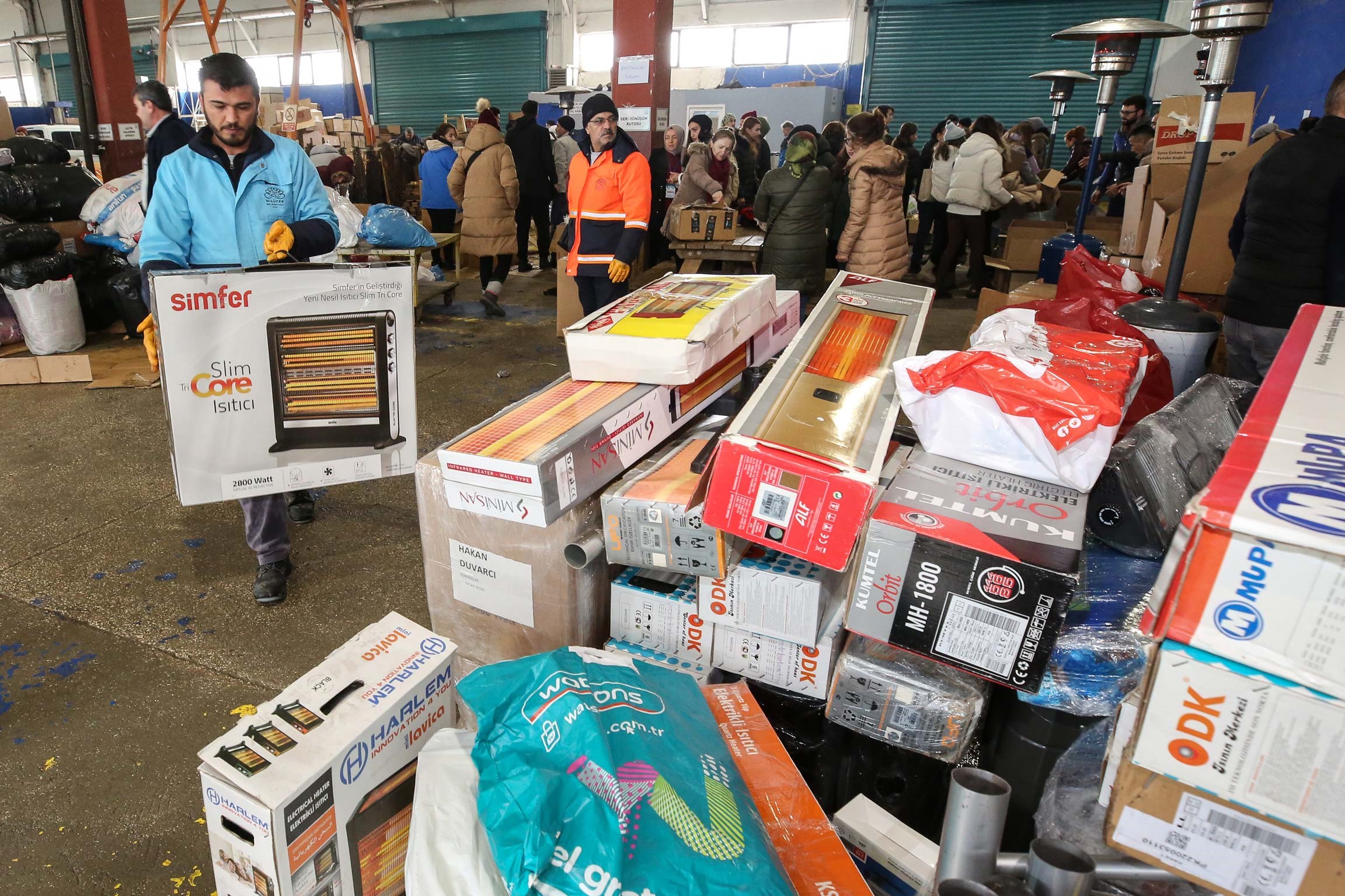 Bursa’dan tek yürek oldu… Yardım seferberliği…