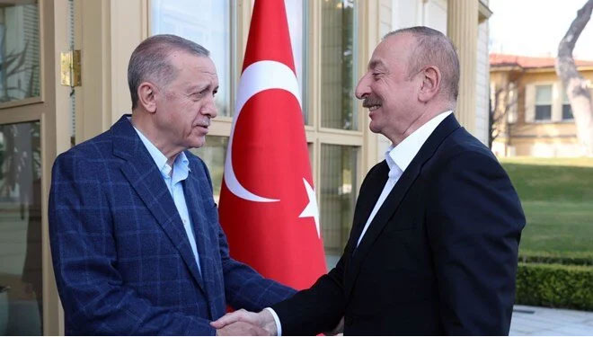 Cumhurbaşkanı Erdoğan, Aliyev ile görüştü Cumhurbaşkanı Erdoğan, Aliyev ile görüştü