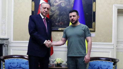 Cumhurbaşkanı Erdoğan ile Zelenskiy görüştü