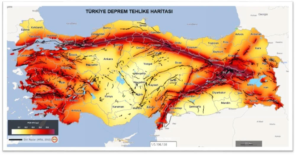Türkiye deprem risk haritası: Türkiye’deki fay hatları neler, Doğu Anadolu fay hattı nereden geçiyor? Türkiye deprem risk haritası: Türkiye’deki fay hatları neler, Doğu Anadolu fay hattı nereden geçiyor?