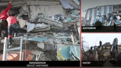 İskenderun Devlet Hastanesi yoğun bakım binası çöktü