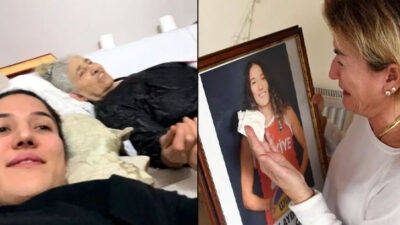 Depremde ölen milli basketbolcu Nilay ile babaannesinin son görüntüleri yürek burktu!