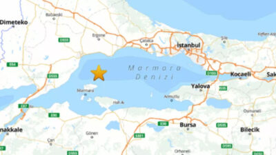 Marmara Denizi’nde 3.5 büyüklüğünde deprem