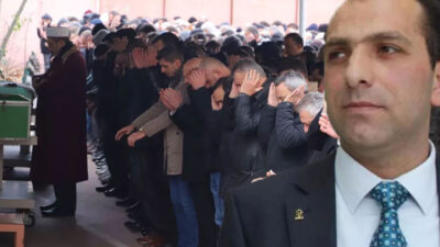 Arkadaşının eşinin ateşlediği tabancayla ölen güvenlik görevlisi toprağa verildi