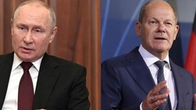 Almanya Başbakanı Scholz: Putin ne beni ne de Almanya’yı tehdit etti Almanya Başbakanı Scholz: Putin ne beni ne de Almanya’yı tehdit etti