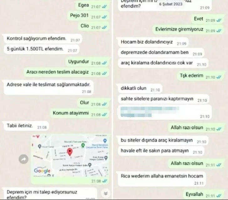 ‘İnsaflı dolandırıcı’ sosyal medyada gündem oldu! “Ben depremzede dolandıramam”