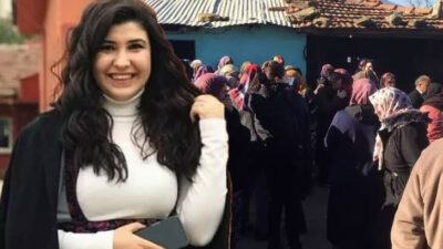 Enkazdan cenazesi çıkarılan 8 aylık hamile öğretmen toprağa verildi