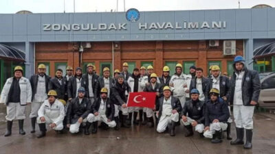 Madenciler askeri uçakla deprem bölgesine hareket etti