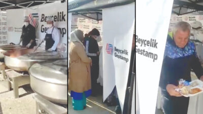 Beyçelik’ten deprem bölgesine sahra mutfak