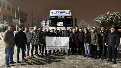 Bursa İl Milli Eğitim Müdürlüğü seyyar mutfak ekibi Hatay’a hareket etti