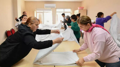 Deprem bölgesine kefen hazırlıyorlar