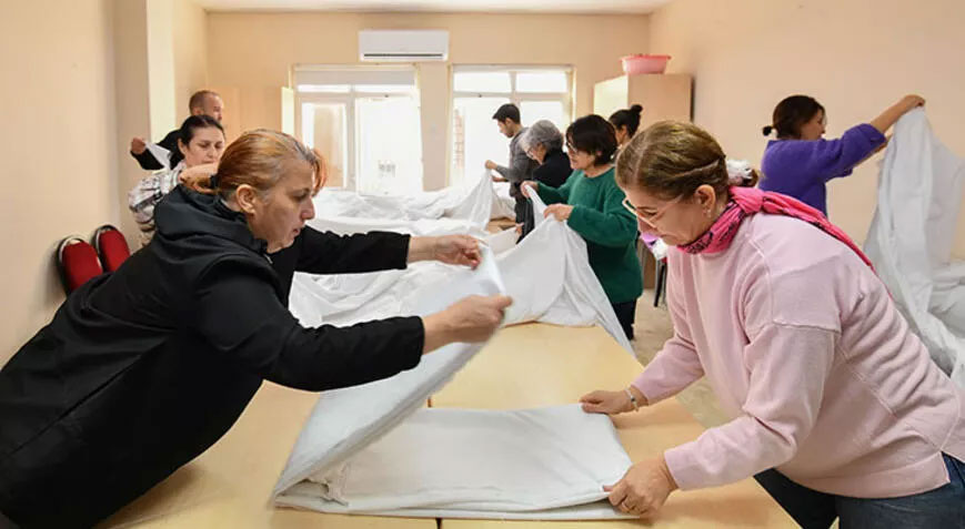 Deprem bölgesine kefen hazırlıyorlar