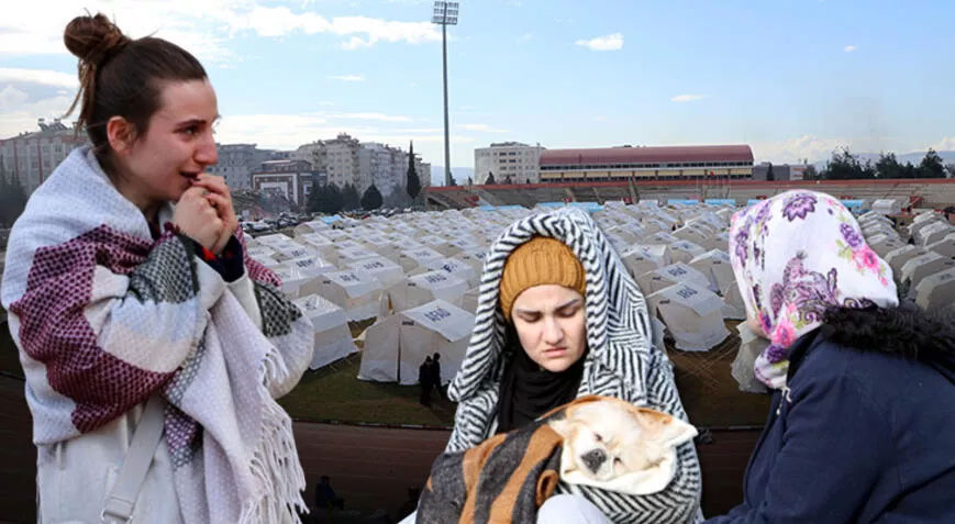 Kahramanmaraş’ta çadır kentler kuruluyor
