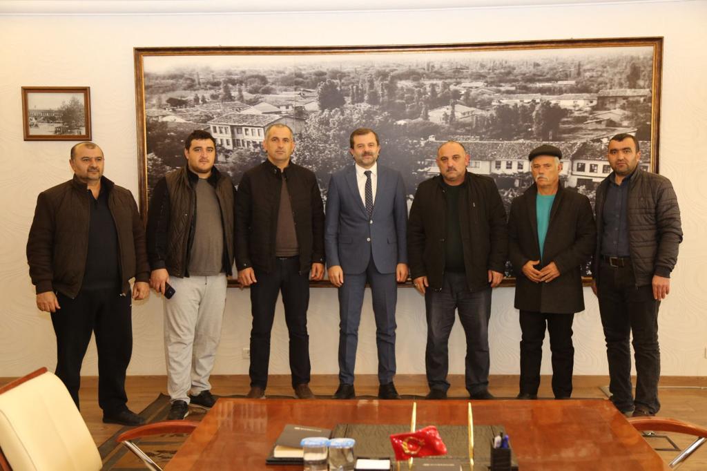 Gürsu’daki Kazak kardeşlerimizden afete destek