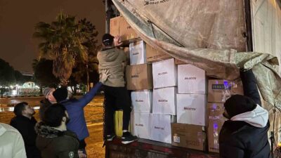 Gürsu deprem bölgesi için tek yürek oldu