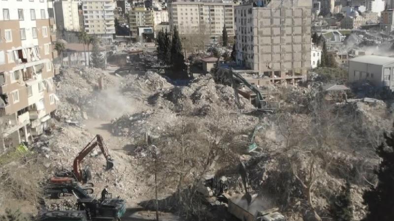 Artık enkaz şehir! İşte Hatay’ın havadan görüntüsü