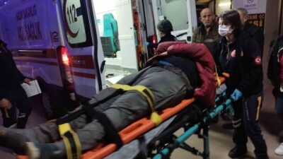 Bursa’da motosikletli iki çocuk kazada ölümden döndü