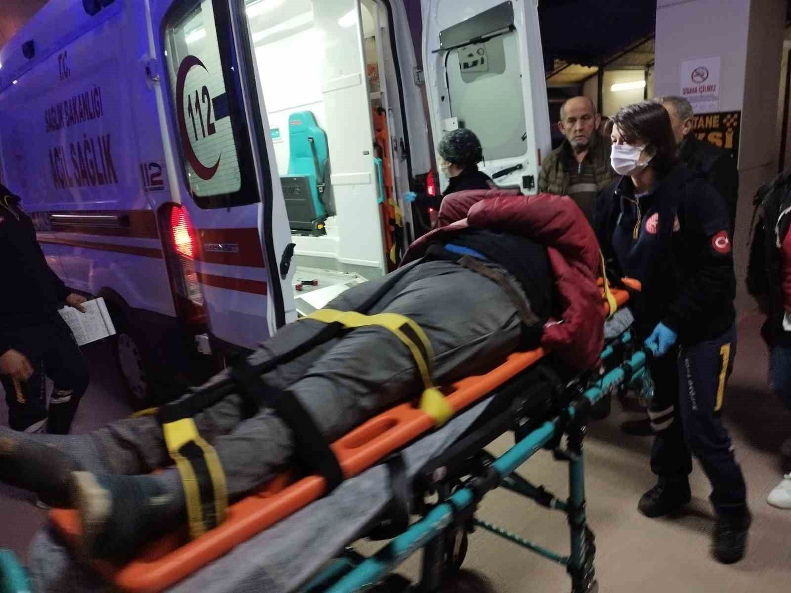 Bursa’da motosikletli iki çocuk kazada ölümden döndü