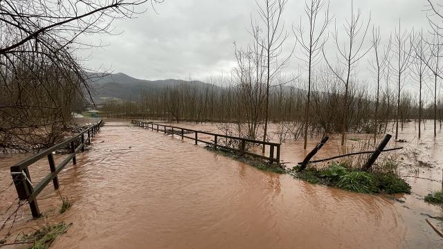 Sağanak ve eriyen kar taşkına sebep oldu