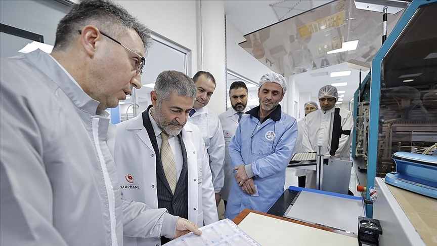 Bakan Nebati, Darphane’yi ziyaret etti