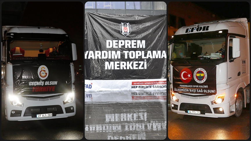 Spor dünyası ‘Asrın felaketi’ sonrası seferber oldu