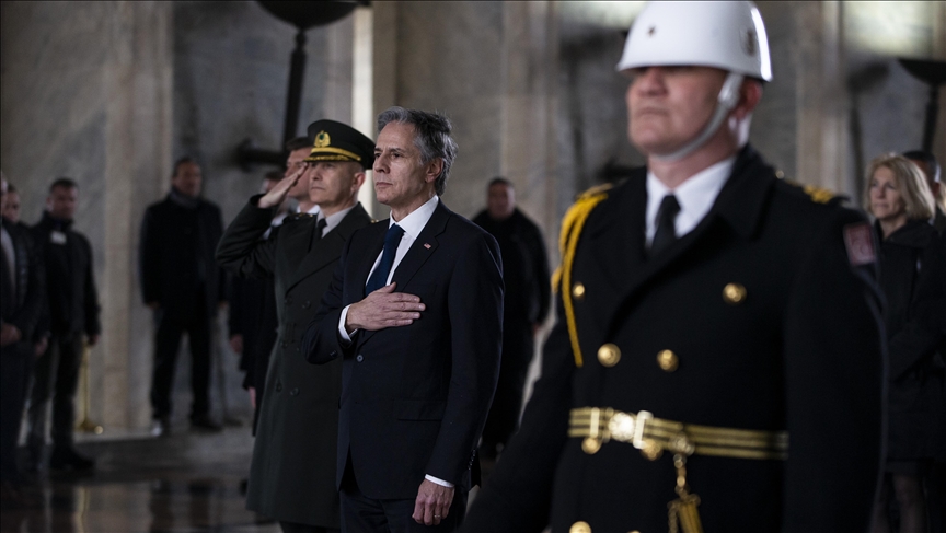 ABD Dışişleri Bakanı Blinken, Anıtkabir’i ziyaret etti