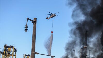 İskenderun Limanı’ndaki yangın kontrol altına alındı