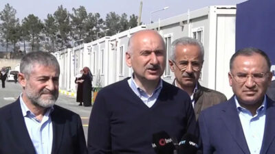 Üç bakandan Adıyaman’da ortak açıklama: Hükümet olarak her türlü tedbiri alıyoruz