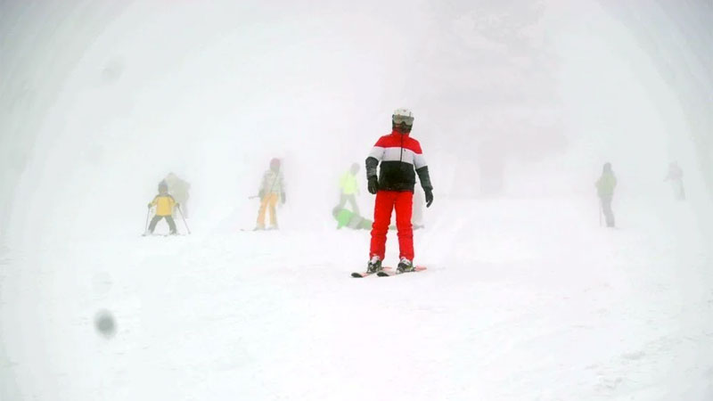 Uludağ’da kar kalınlığı 55 santimetreye ulaştı