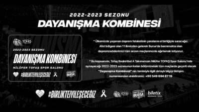 Bursa ekibinden depremzedeler için dayanışma kombinesi